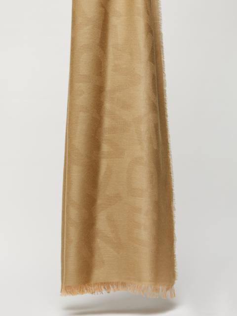 WEEKEND Max Mara CLASSE Modal, cotton and cashmere stole