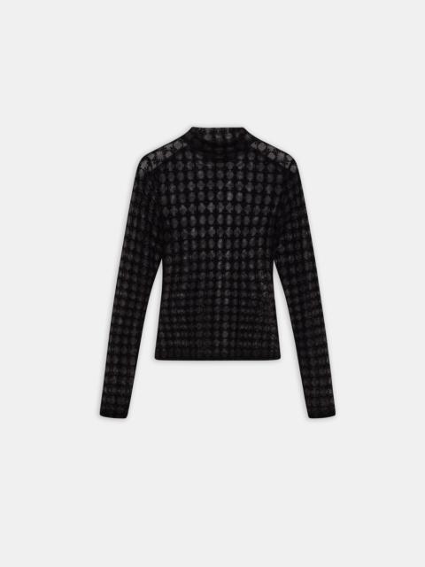 AMIRI WOMEN'S MA QUAD FLOCKED TOP