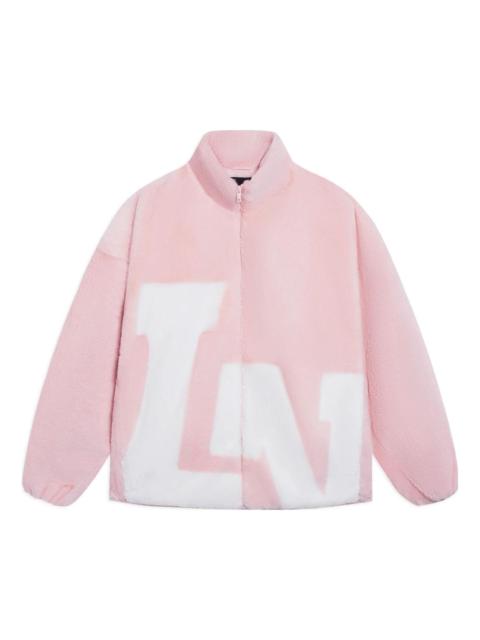 Li-Ning Li-Ning Big Logo Polar Fleece Jacket 'Pink White' AFDSD61-6