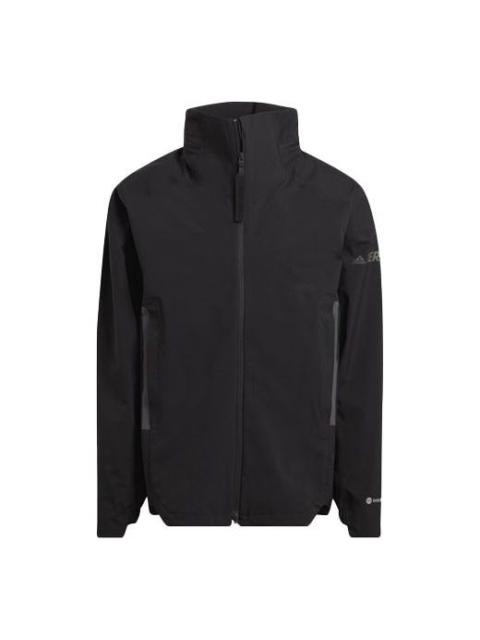 adidas Terrex C Myshelter .r waterproof Sports Outdoor Hooded Jacket Black H65700