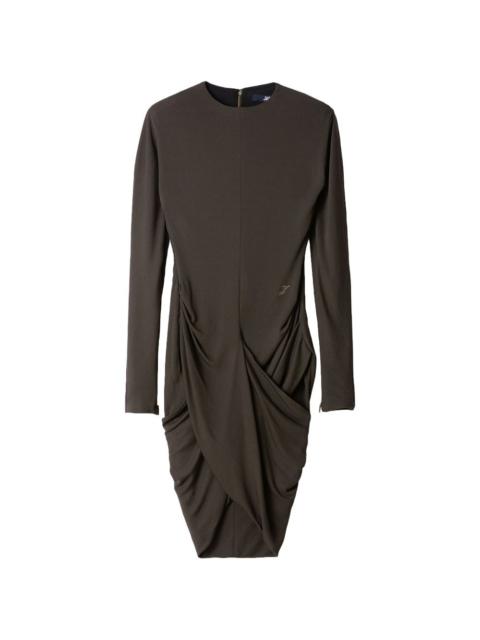 JACQUEMUS draped long-sleeve mini dress