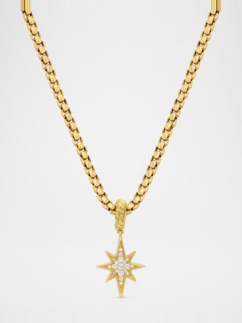 DAVID YURMAN North Star Pendant with Diamonds in 18K Gold, 15mm