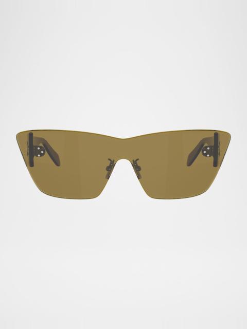 CELINE Sundown Shade Cat-Eye Shield Sunglasses
