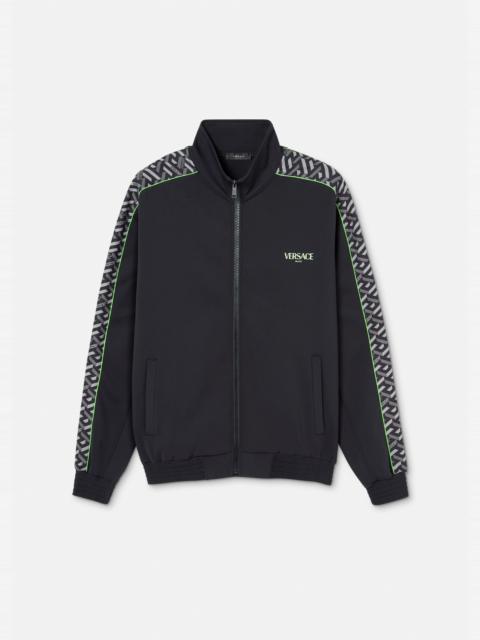 VERSACE La Greca Nylon Gym Track Jacket