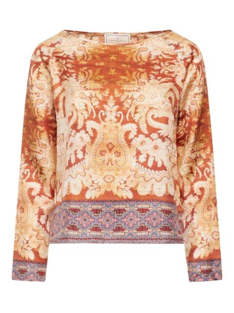 Pierre-Louis Mascia floral-pattern long-sleeve blouse