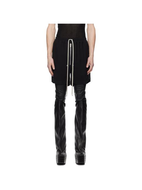 Rick Owens Black Hollywood Bela Boxers Shorts