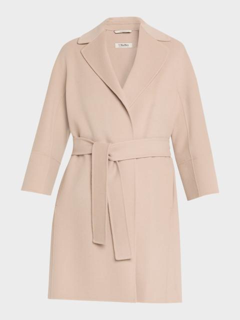 Max Mara Double-Faced Wool Wrap Coat