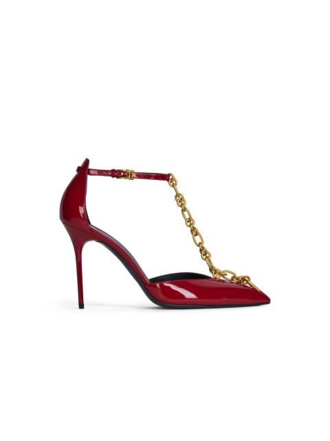 Balmain Sync patent leather stilettos