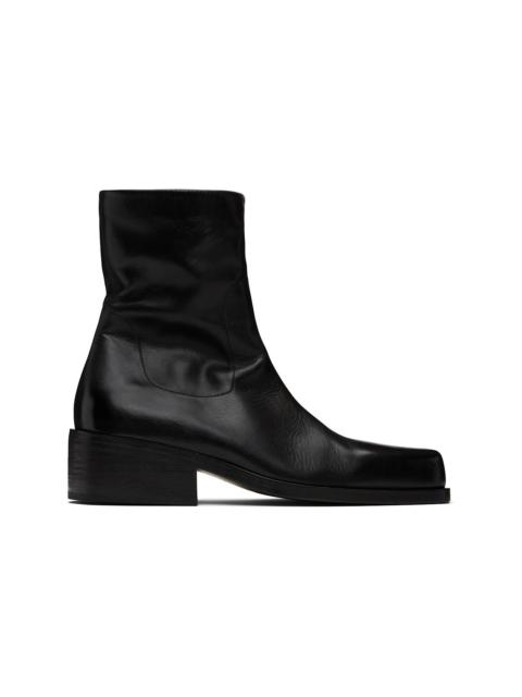 Marsèll Black Cassello Ankle Boots