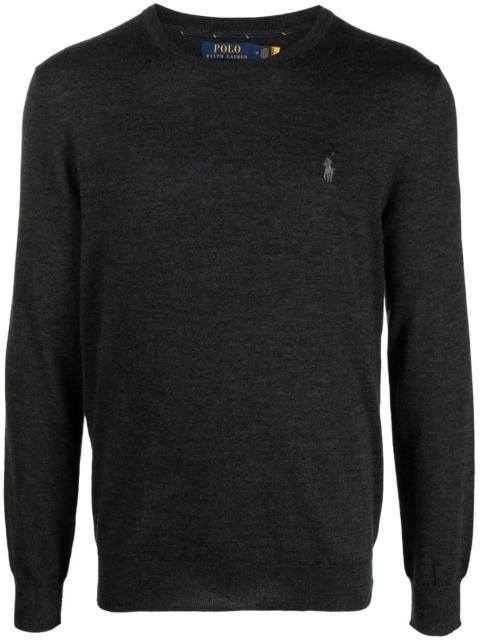 Polo Ralph Lauren embroidered-pony knit jumper
