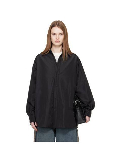 MM6 Maison Margiela Black Long-Sleeved Jacket