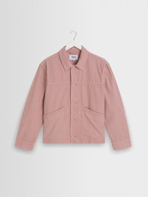 Wax London Barton - Dusty Pink Organic Cotton Ripstop Jacket