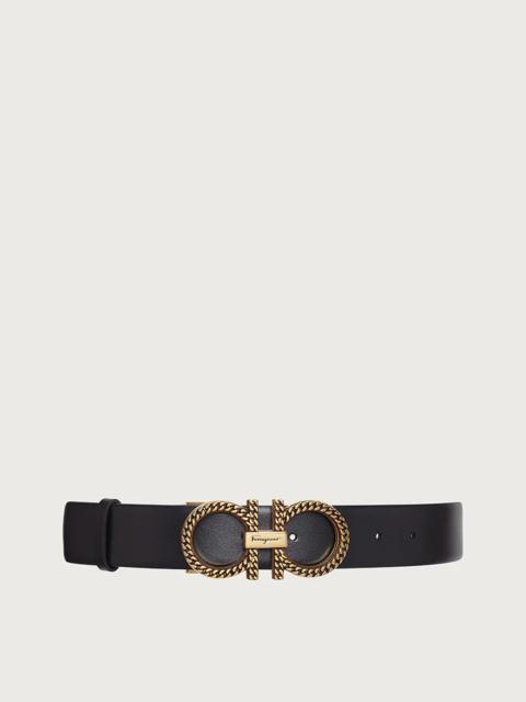 FERRAGAMO ADJUSTABLE GANCINI BELT