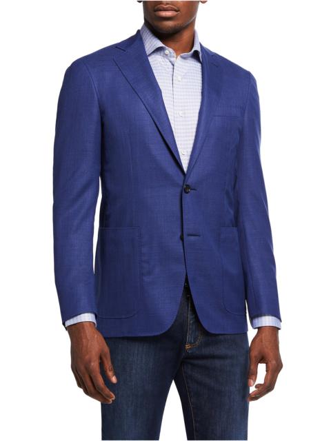 Canali Men's 130s Wool Solid Blazer