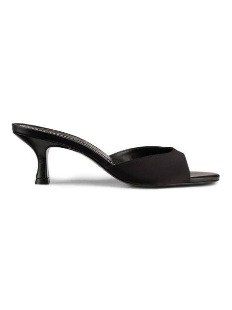 STAUD Women's Bridgette Satin 55MM Mules - Black