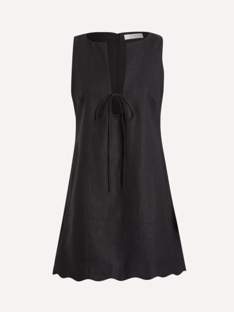 FAITHFULL Alondra Black Mini Dress