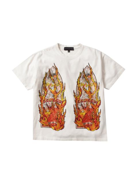 WHO DECIDES WAR RHINESTONE FLAME GLASS JERSEY