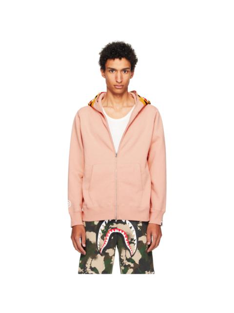 A BATHING APE® Pink Tiger Full Zip Hoodie