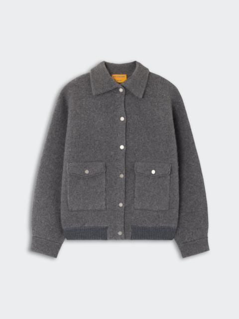 GUEST IN RESIDENCE Felted Bomber Jacket