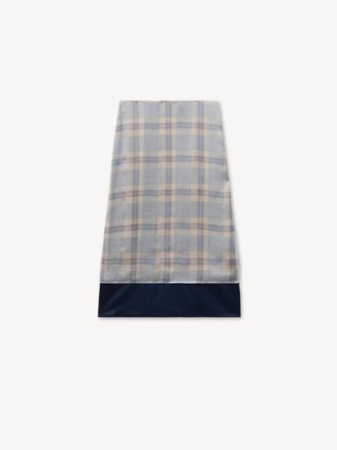 KENZO 'KENZO Checks' straight skirt in silk