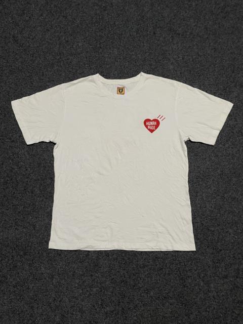 Human Made Human Made Heart Logo & Flying Tiger Rug Graphic T-Shirt Size M