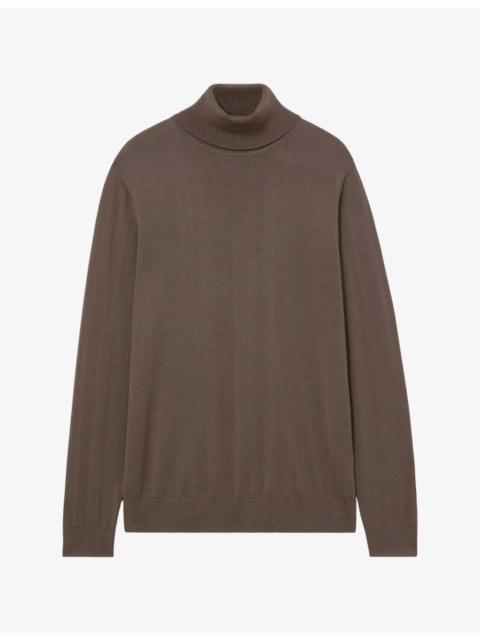 REISS Caine Roll-Neck Merino-Wool Jumper