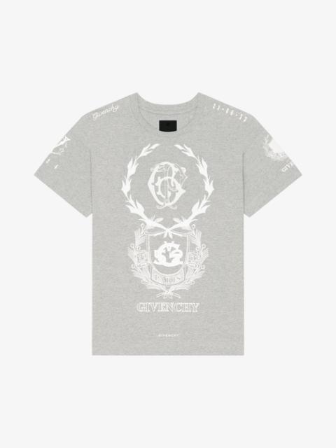 Givenchy GIVENCHY CREST T-SHIRT IN COTTON