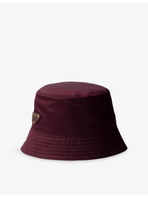 Prada Logo-plaque nylon bucket hat