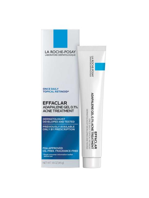 LA ROCHE-POSAY Effaclar Adapalene Gel 0.1% Topical Retinoid For Acne