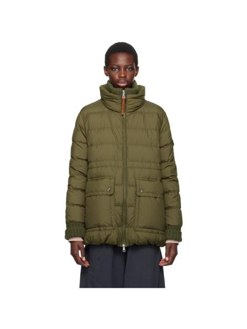Moncler Green Baux Short Down Jacket
