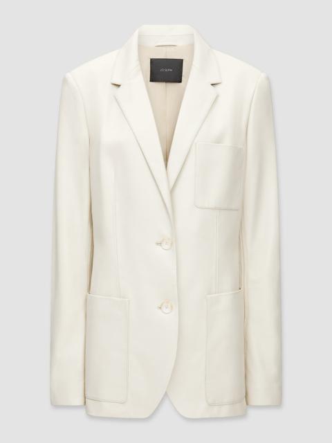 JOSEPH Nappa Leather Jacques Jacket