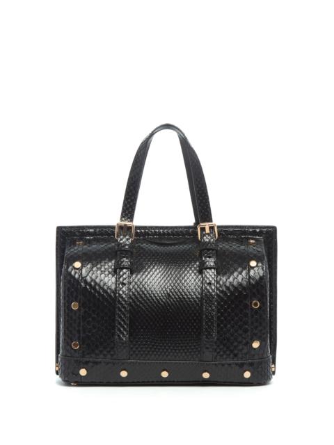 GABRIELA HEARST Dottor G Bag in Black Snakeskin
