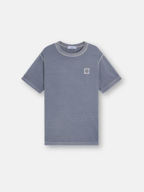 Stone Island 23757 ORGANIC COTTON JERSEY 'FISSATO' EFFECT