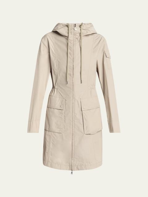 Moncler Laerte Long Hooded Parka