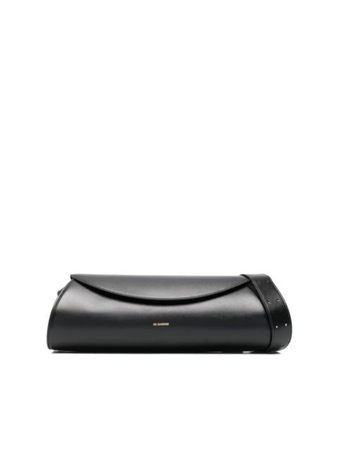 Jil Sander large Cannolo leather shoulder bag