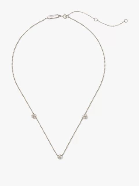 kate spade Kate Spade Fine Time To Shine Diamond Flower Necklace