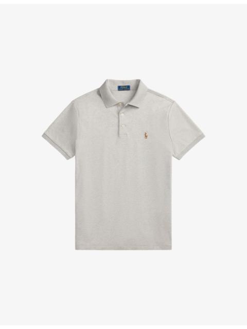 Polo Ralph Lauren Brand-Embroidered Short-Sleeved Cotton Polo Shirt