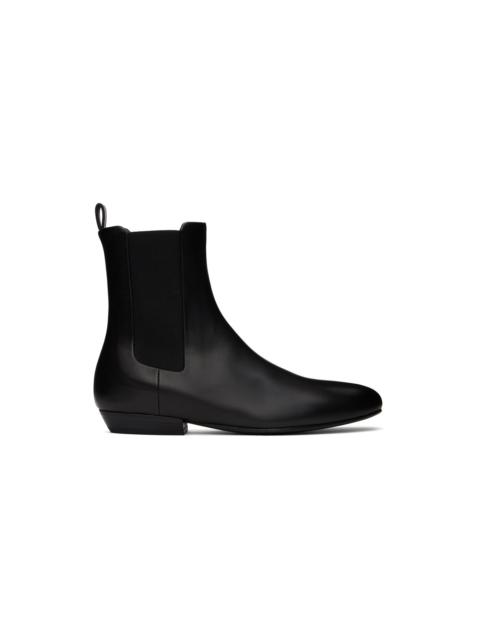 Marsèll Black Miniblocco Beatle Chelsea Boots