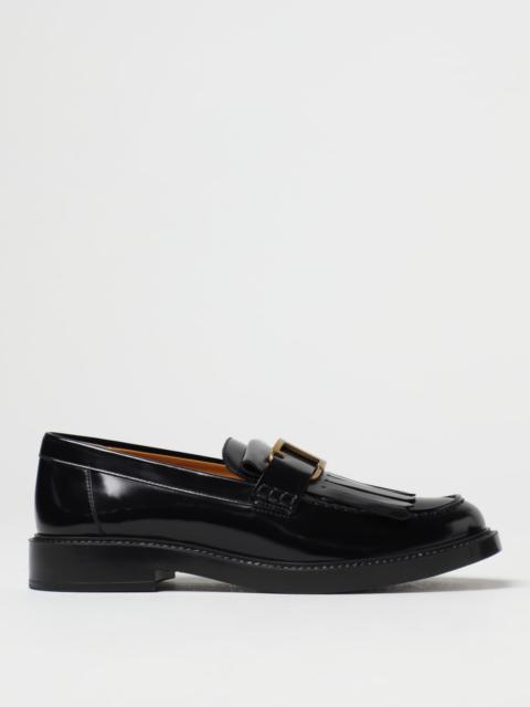 Tod's moccasins in brushed leather with application