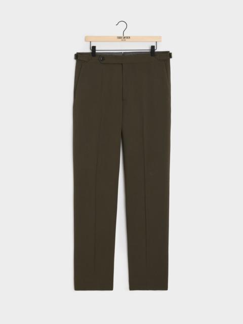 TODD SNYDER Italian Gabardine Side Tab Trouser