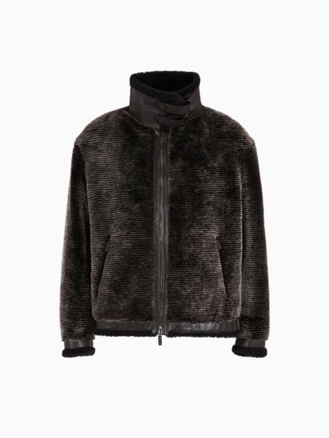 GIORGIO ARMANI BRISÉ SHEARLING BLOUSON