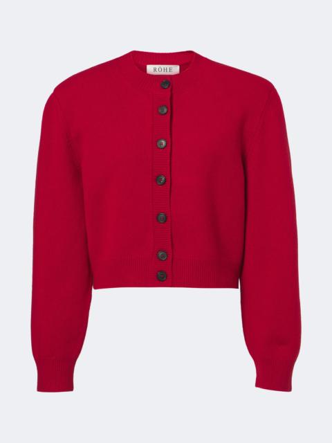 RÓHE Cropped wool cardigan