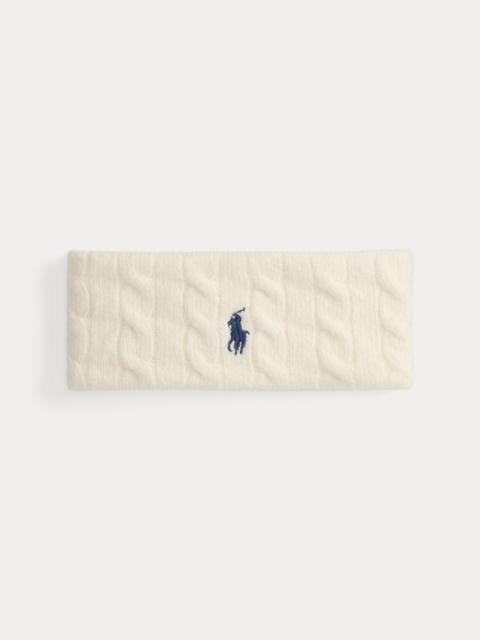 Polo Ralph Lauren Cable-Knit Wool-Cashmere Headband