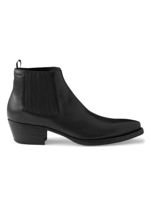 Prada Men's Leather Chelsea Boots - Black