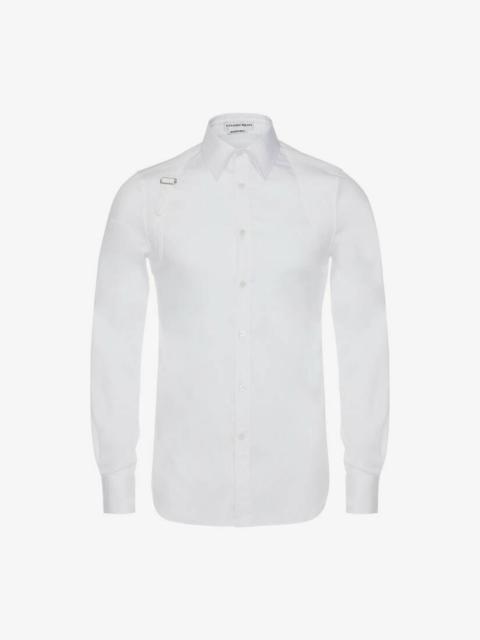 Alexander McQueen Men's Harness Shirt in White