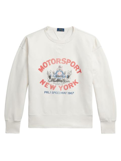 Polo Ralph Lauren Men's Vintage Graphic Fleece Crewneck Sweatshirt - Nevis