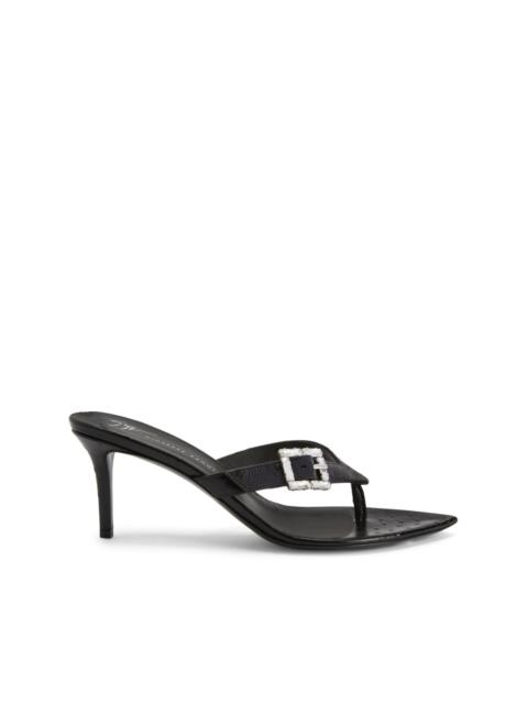 Giuseppe Zanotti Naomee 70mm leather mules