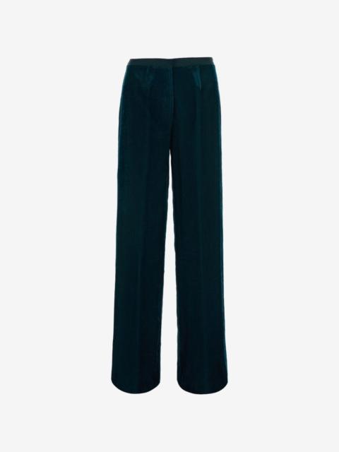 forte_forte corduroy-effect straight trousers