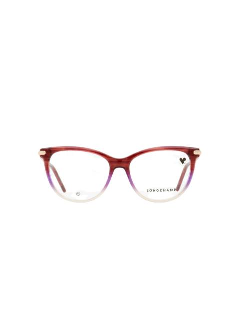 Longchamp oval-frame glasses