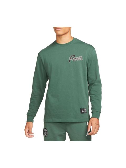 Jordan Air Jordan x PSG Long Sleeve Graphic T-Shirt 'Noble Green' DB6512-333